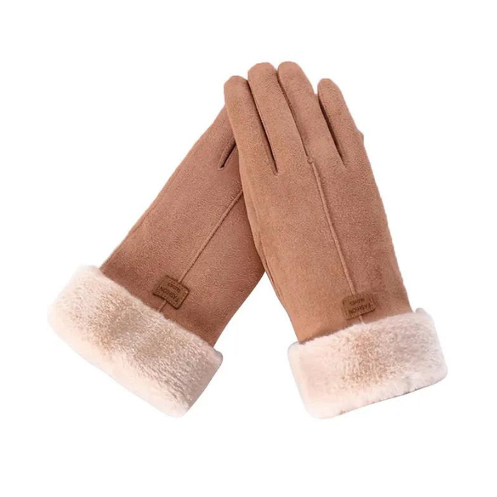 Luva Peluciada Feminina